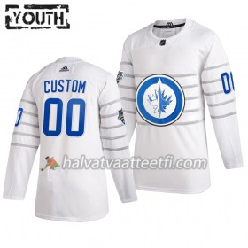 Lasten NHL Winnipeg Jets Pelipaita Custom Valkoinen 2020 NHL All-Star Adidas Authentic 